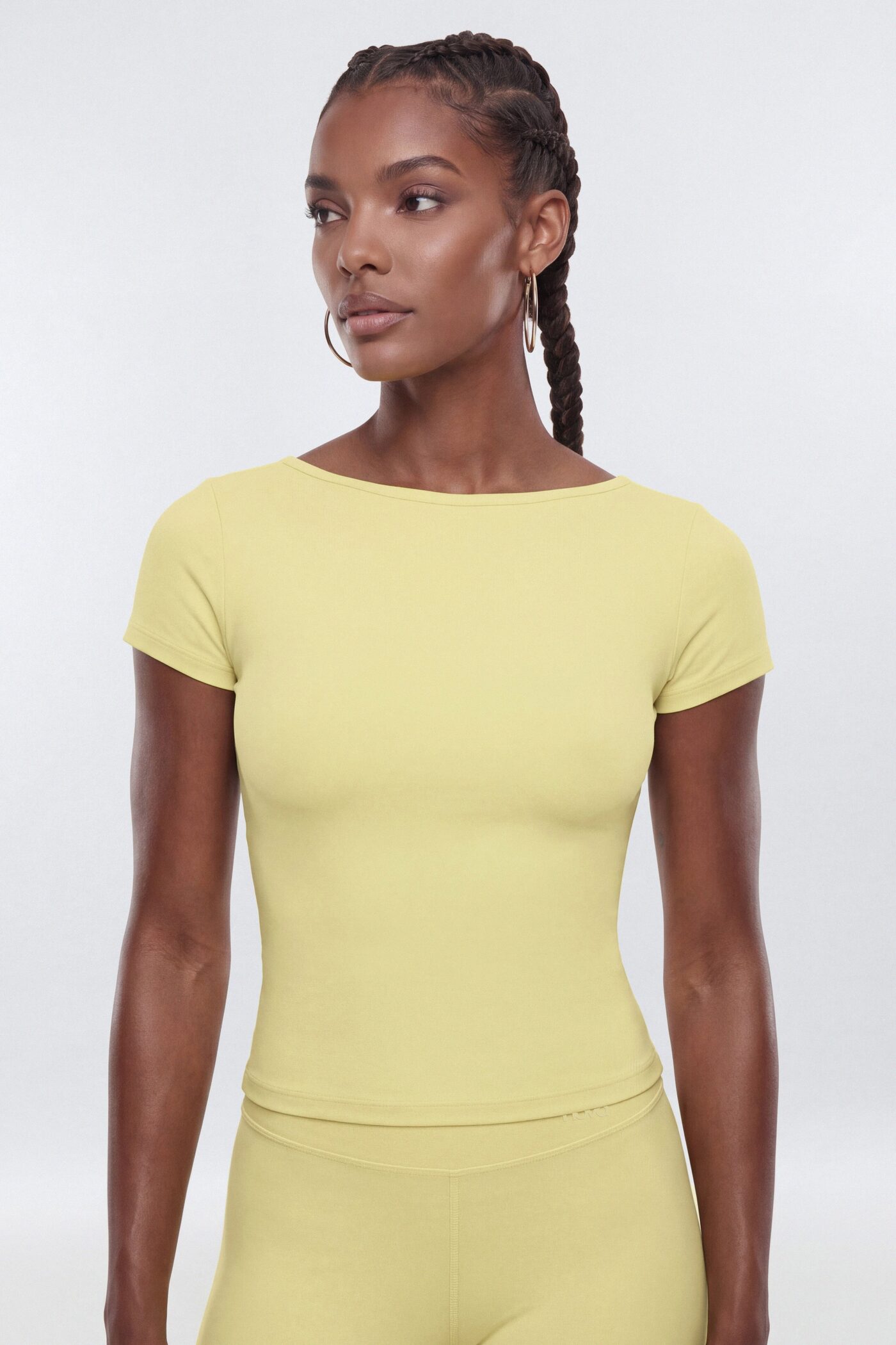 CloudForm™ Low Back Sports Top - Yellow