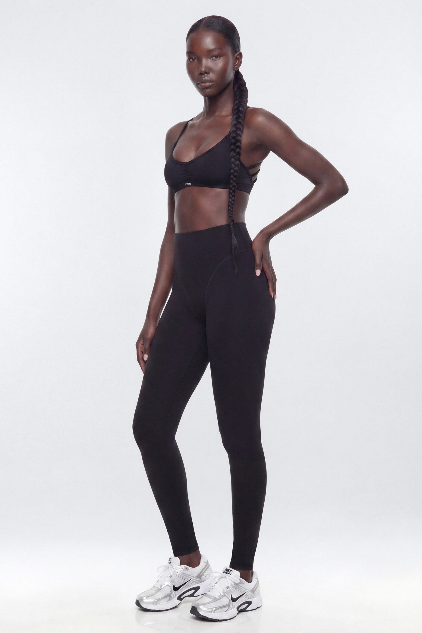 ProStretch™ 28″ V Front Skinny Legging - Black