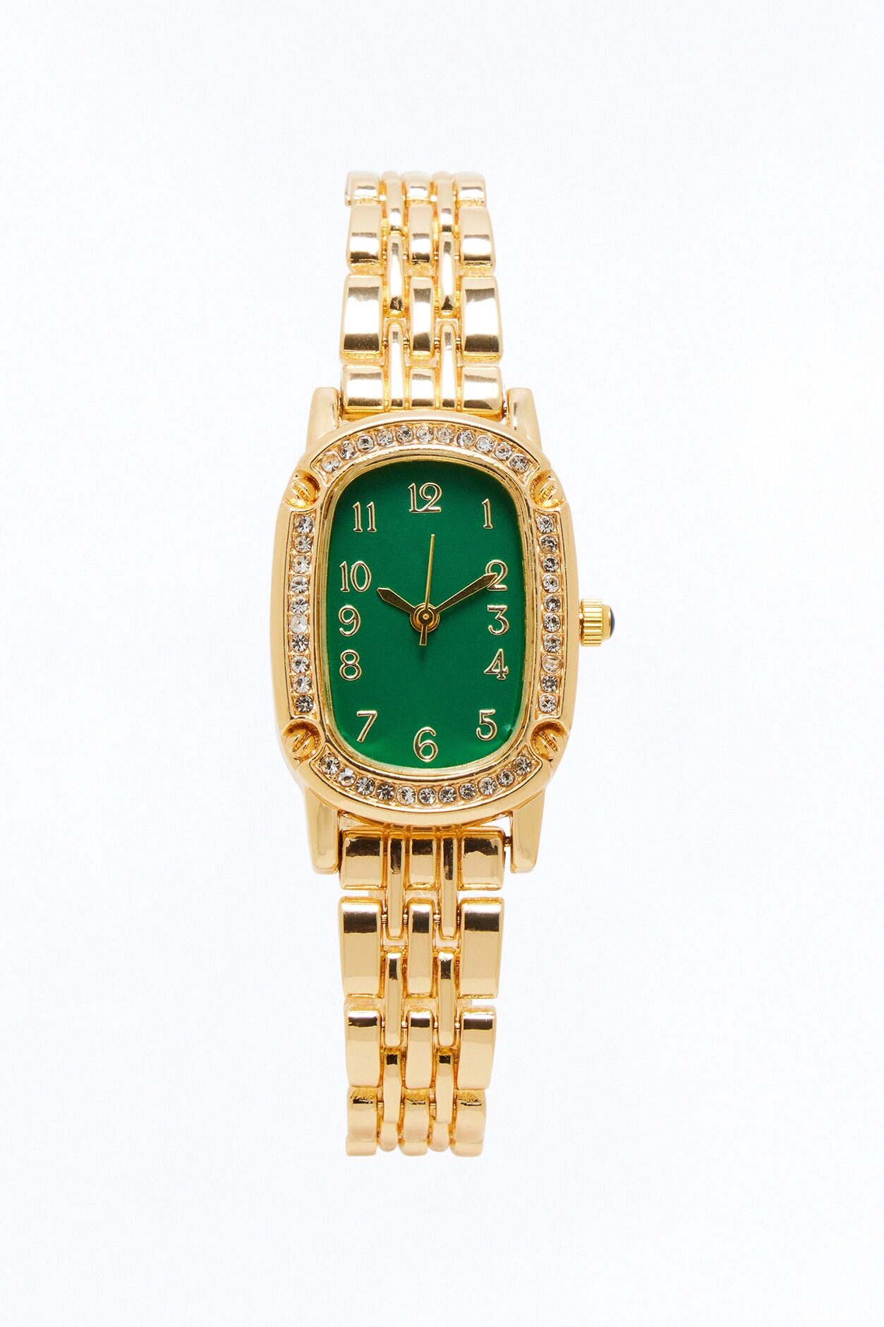 Always On My Time Watch - Gold/Green