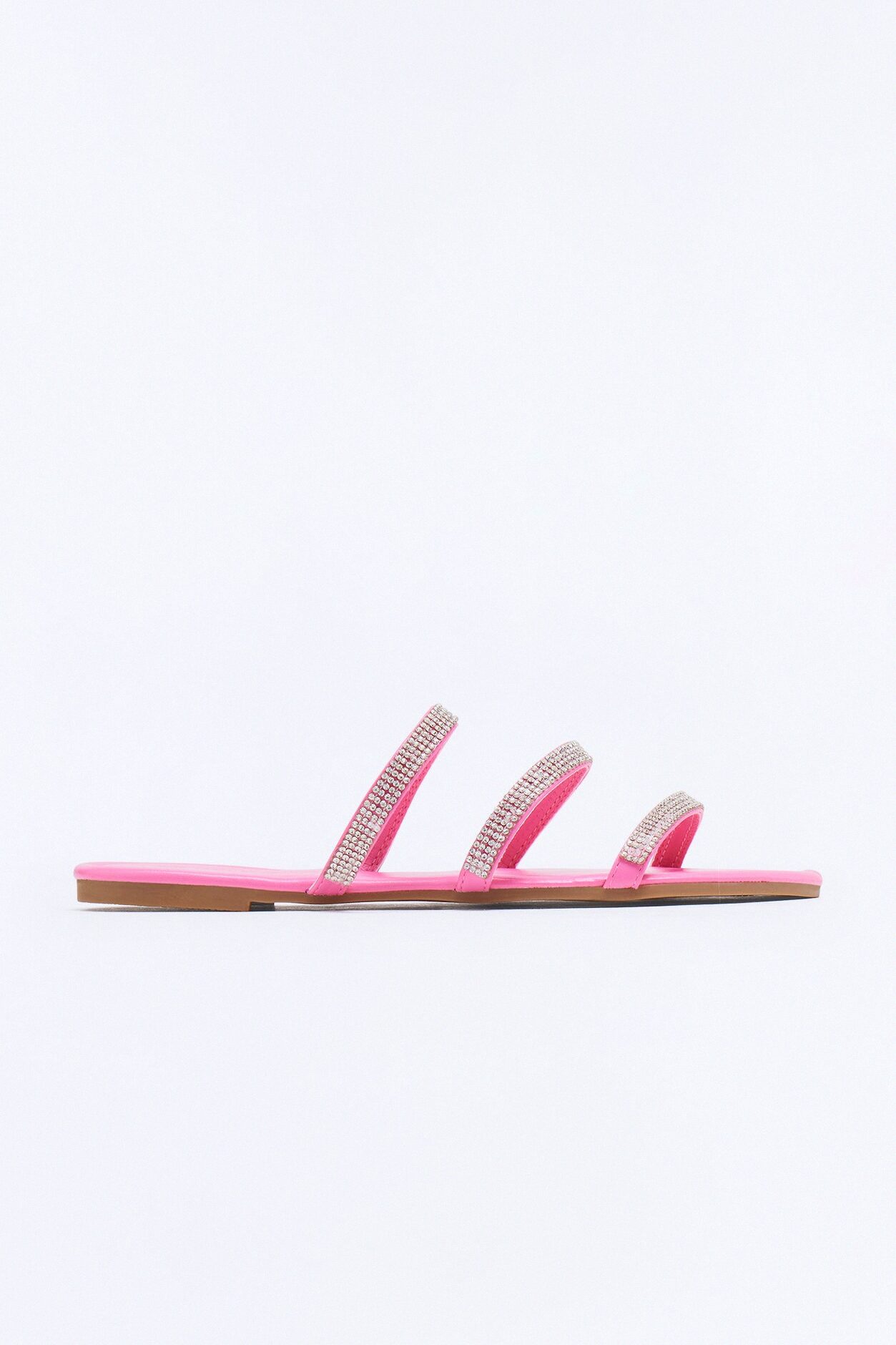 Top Form Embellished Sandals - Pink