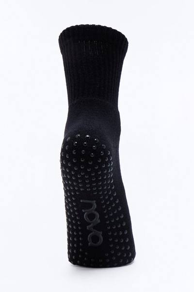 Nova Yoga 2 Pack Grip Socks - Black/Black