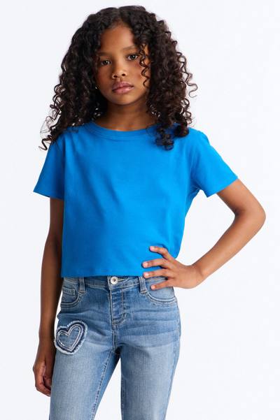 Mini Robin Crop Top - CobaltBlue