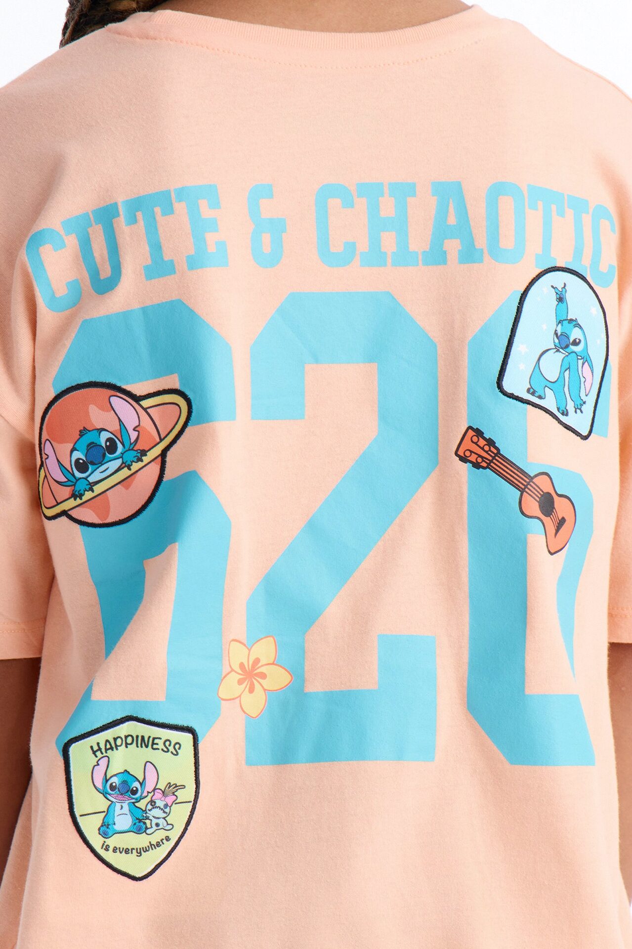Mini Stitch Kaua'i Short Sleeve Tee - Peach