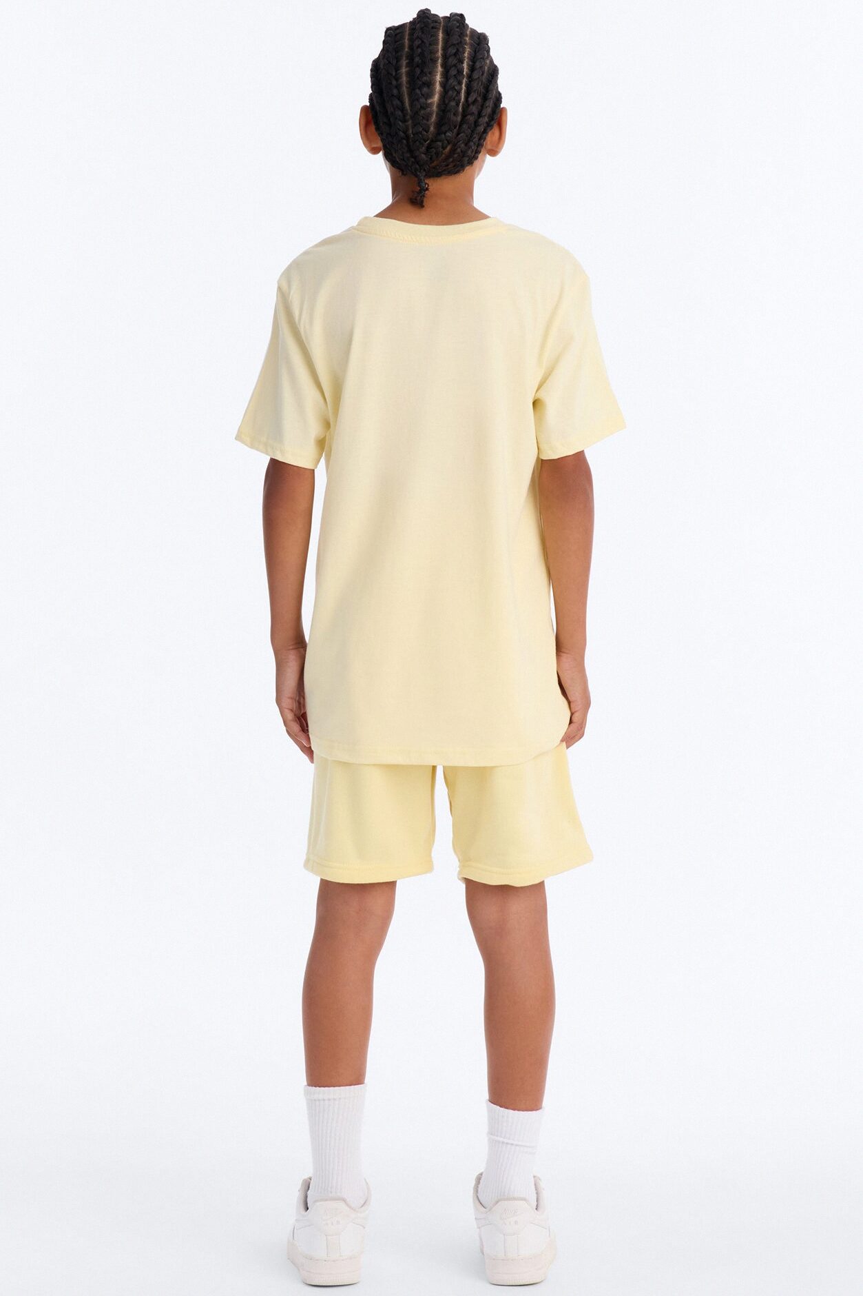 Mini Still Hustle Short Set - Yellow