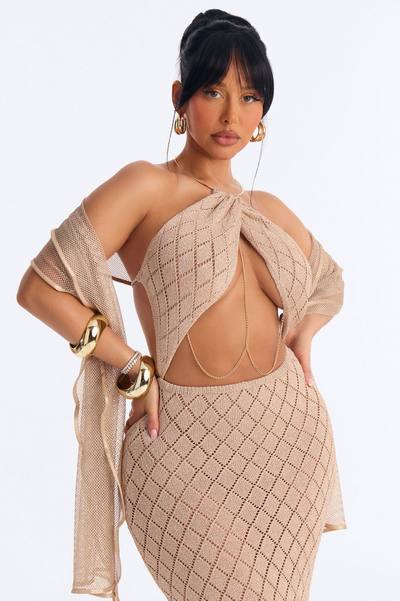 I See Right Through You Scarf - Taupe
