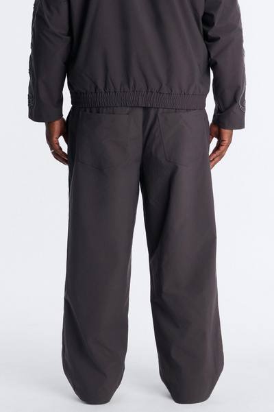 Delaro Embroidered Baggy Pant - Charcoal