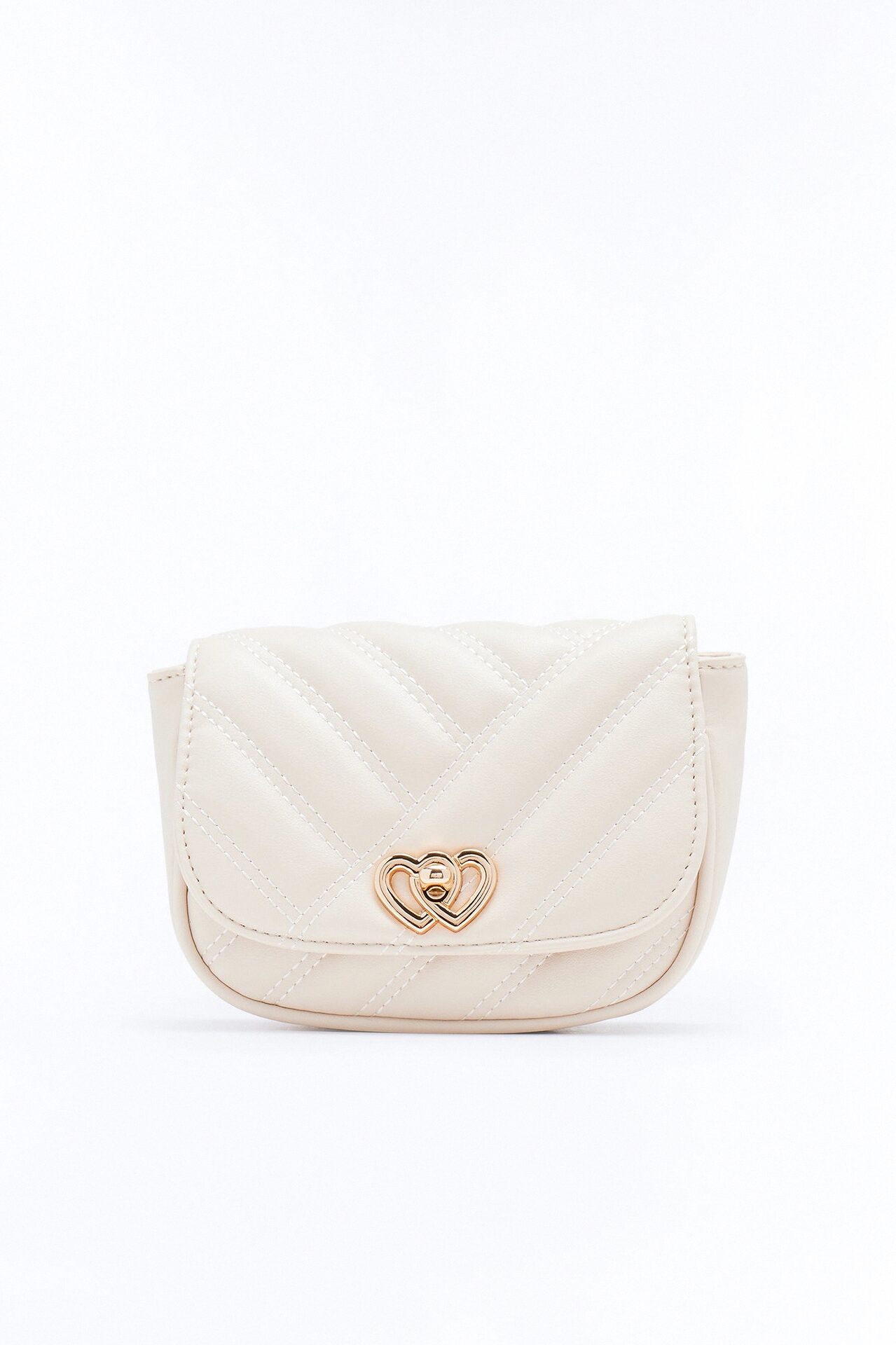 Top Priority Faux Leather Crossbody Bag - Ivory
