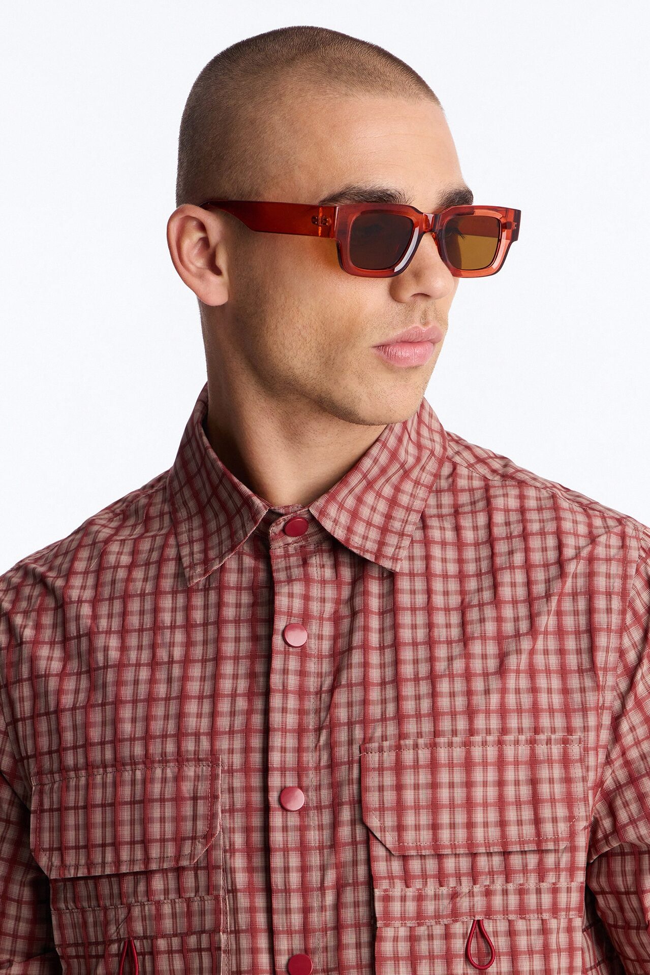 Emphasis Colored Lens Sunglasses - Orange/combo