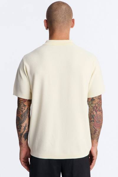 Everyday Pocket Pique Polo - Cream