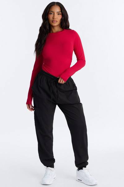 Stretch Uniform UnderScrub Shirt - Red