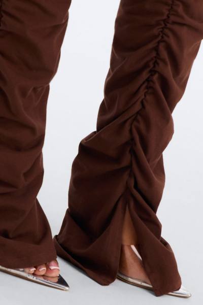 Quinn High Rise Stacked Legging - Brown