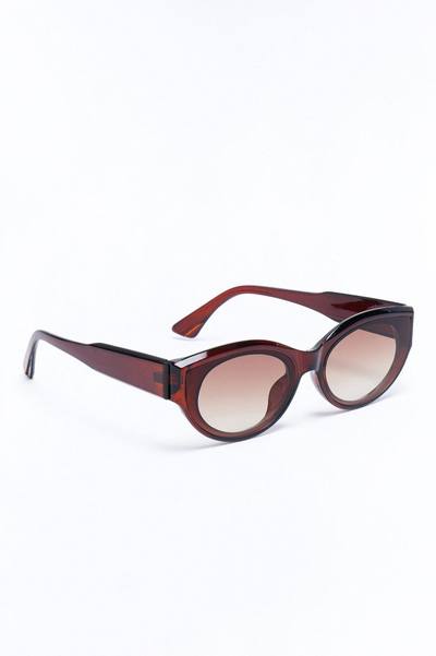 Give Me Fever Circular Sunglasses - Brown