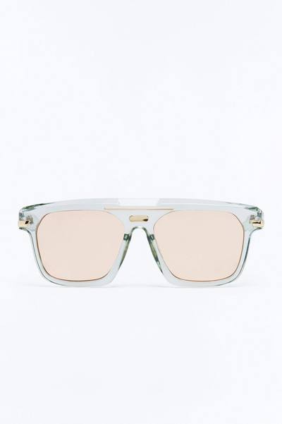 Stuck In Limbo Flat Top Sunglasses - Grey/combo