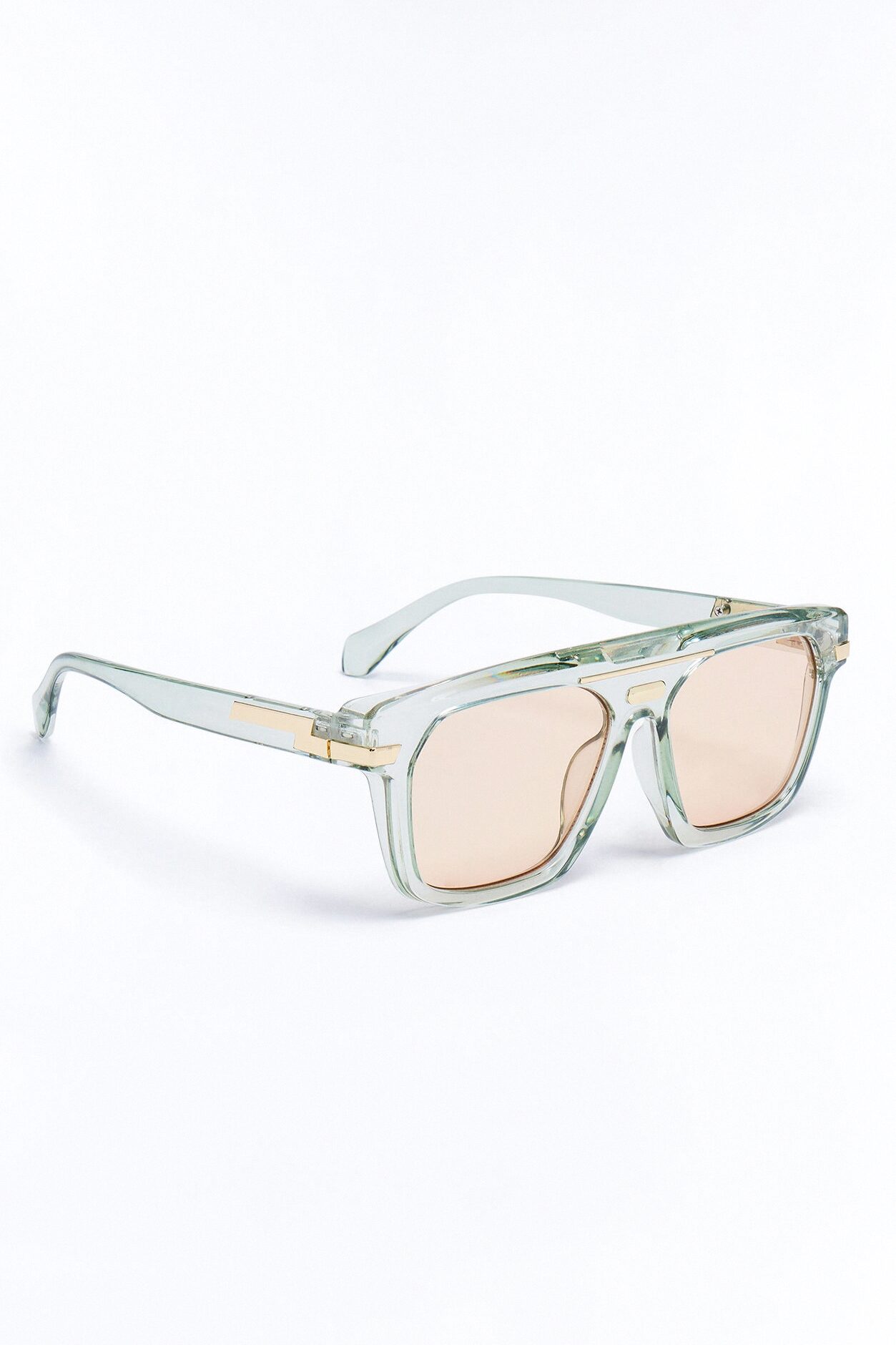 Stuck In Limbo Flat Top Sunglasses - Grey/combo
