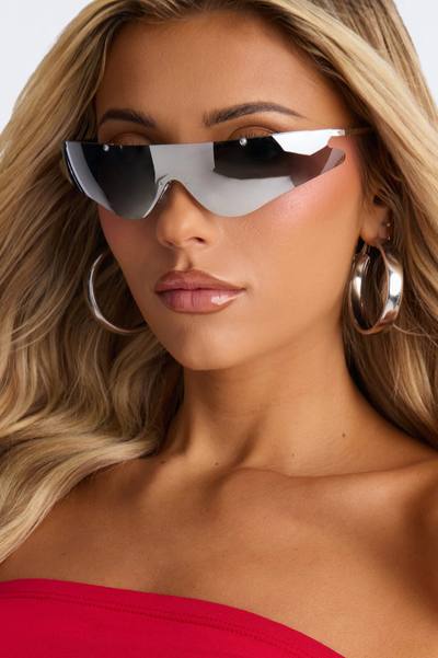 Ready Set Sunglasses - Silver/Black