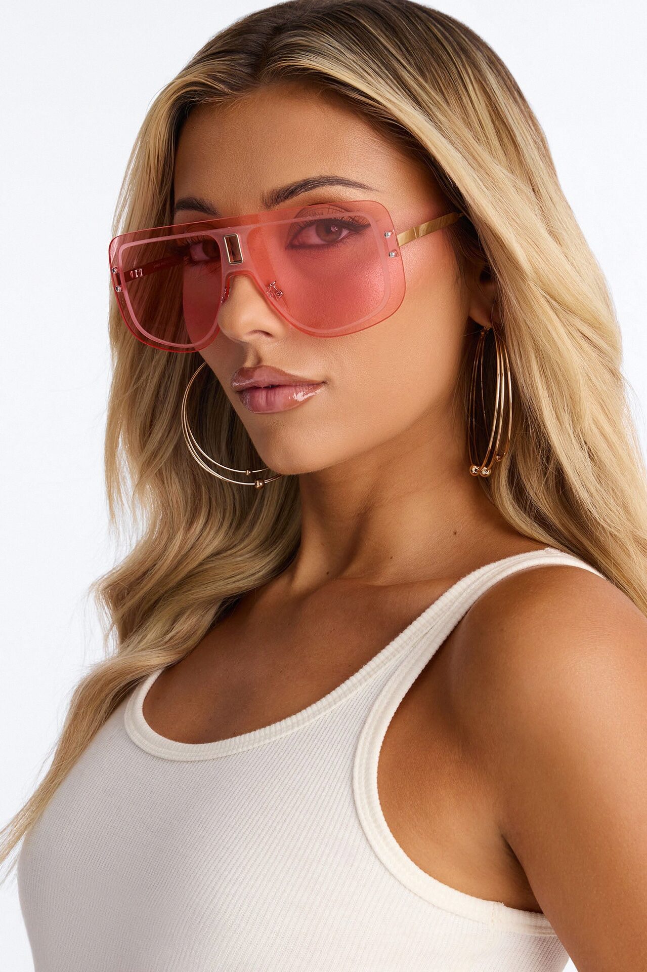 Belle Jet Sunglasses - Pink