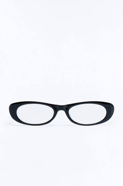 Huda Cat Eye Glasses - Black