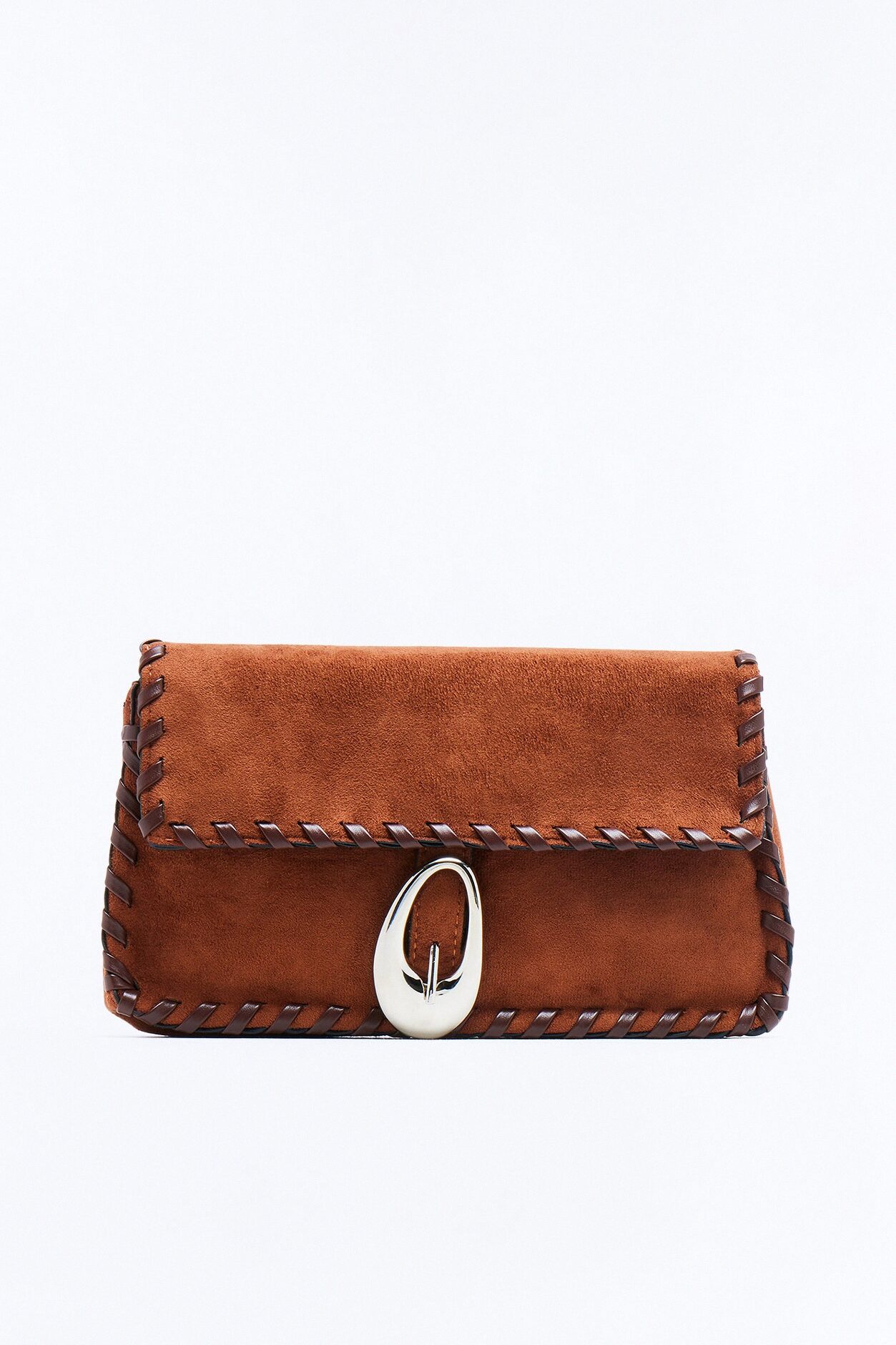 Heartbreak Ridge Faux Suede Bag - Brown