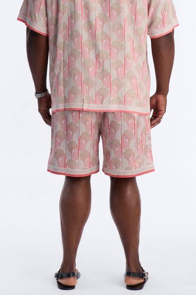Crimson Palms Short - Red