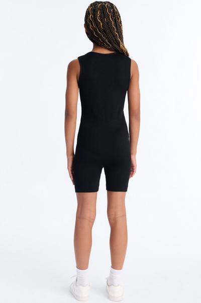 Mini Keep Talking Sleeveless Romper - Black