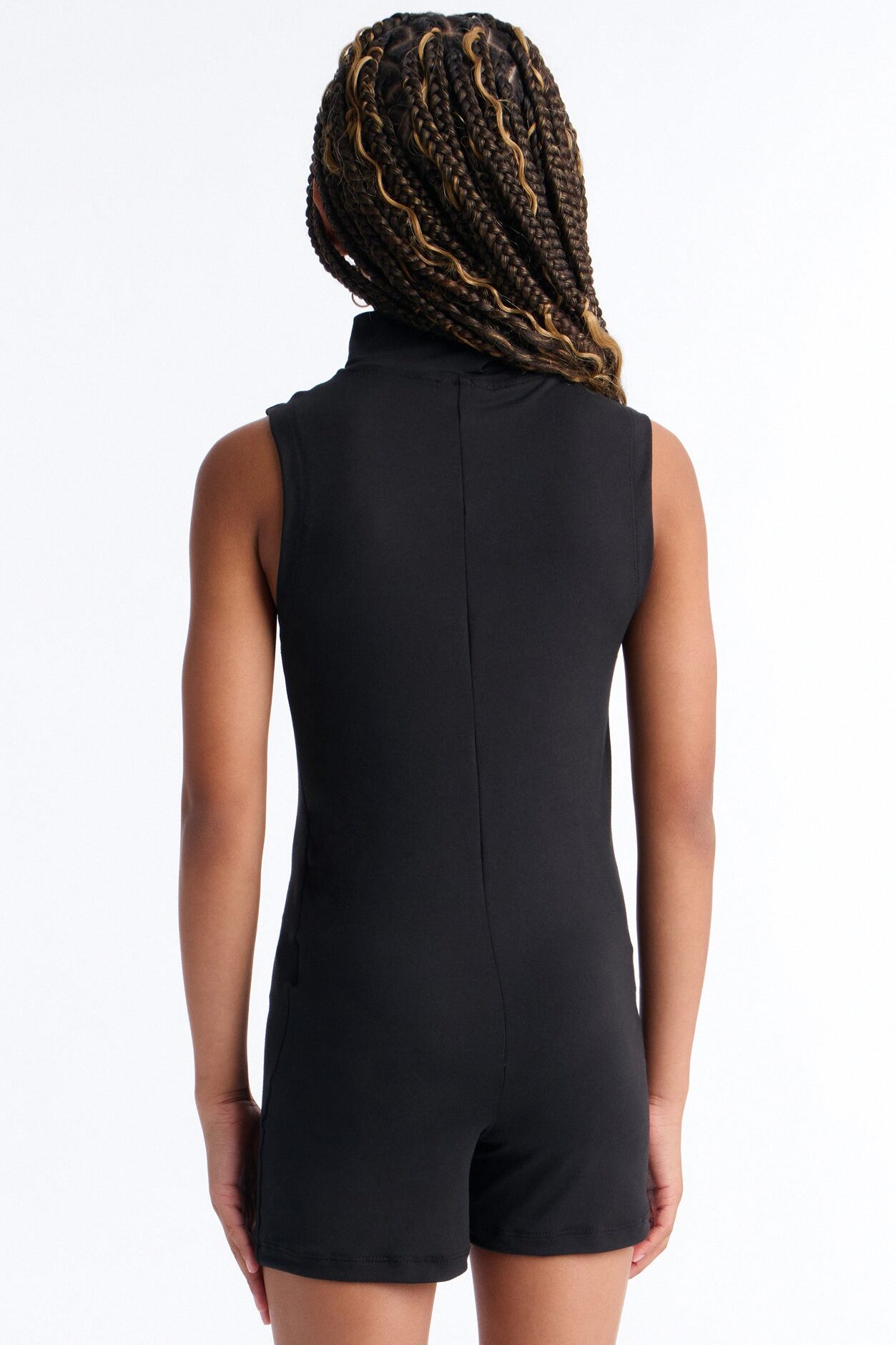 Mini Love Of The Game Sleeveless Romper - Black