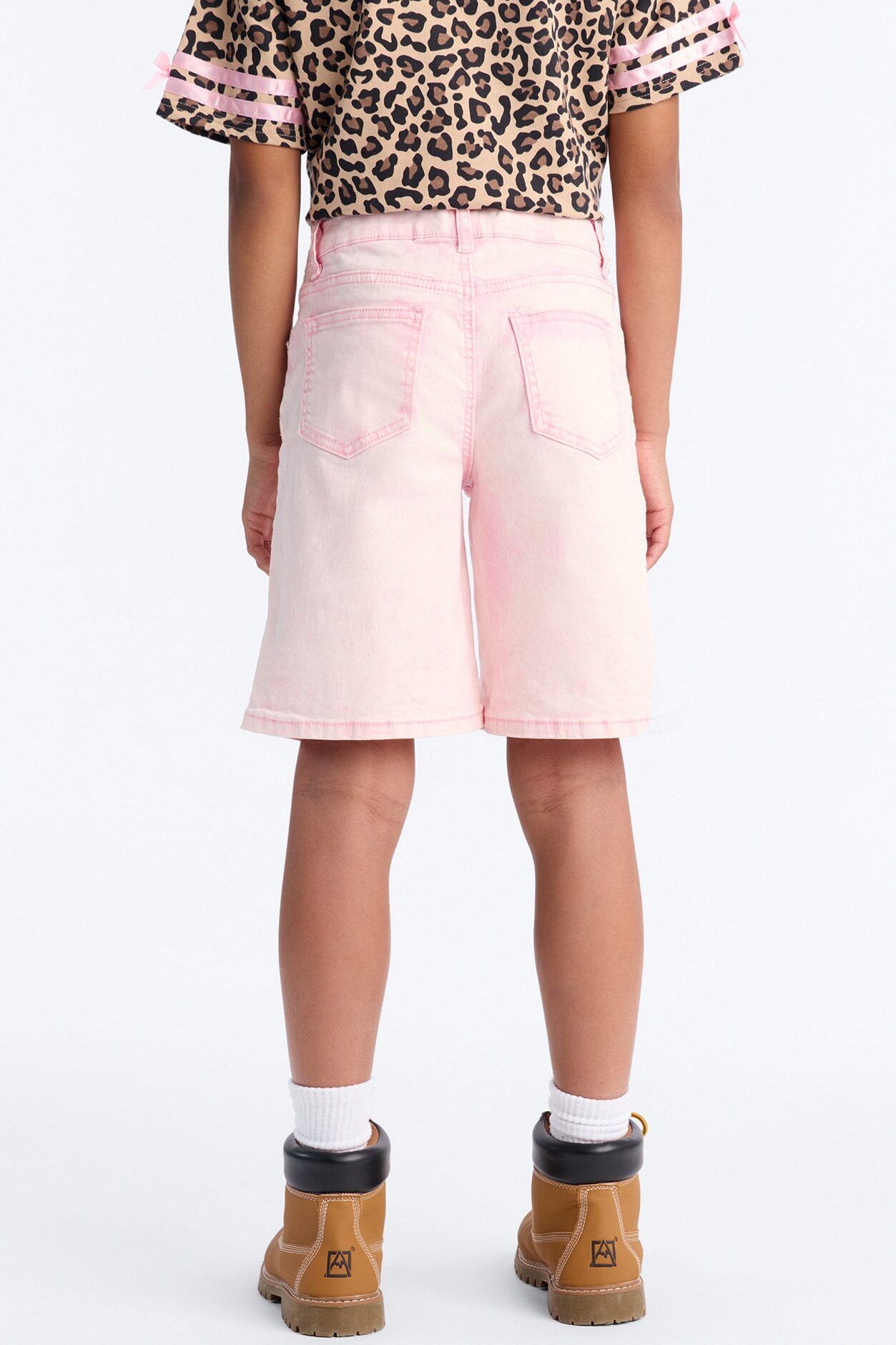 Mini Just Because Jorts - Light Pink