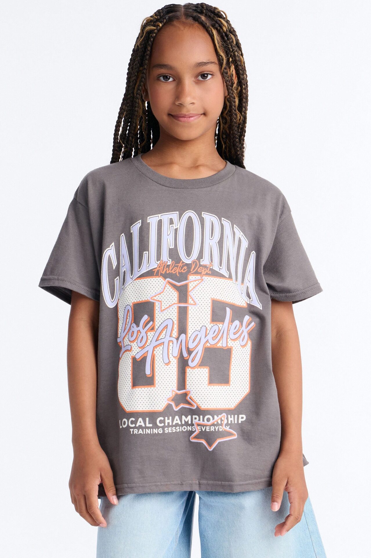 Mini Los Angeles Local Championship Short Sleeve Tee - Charcoal
