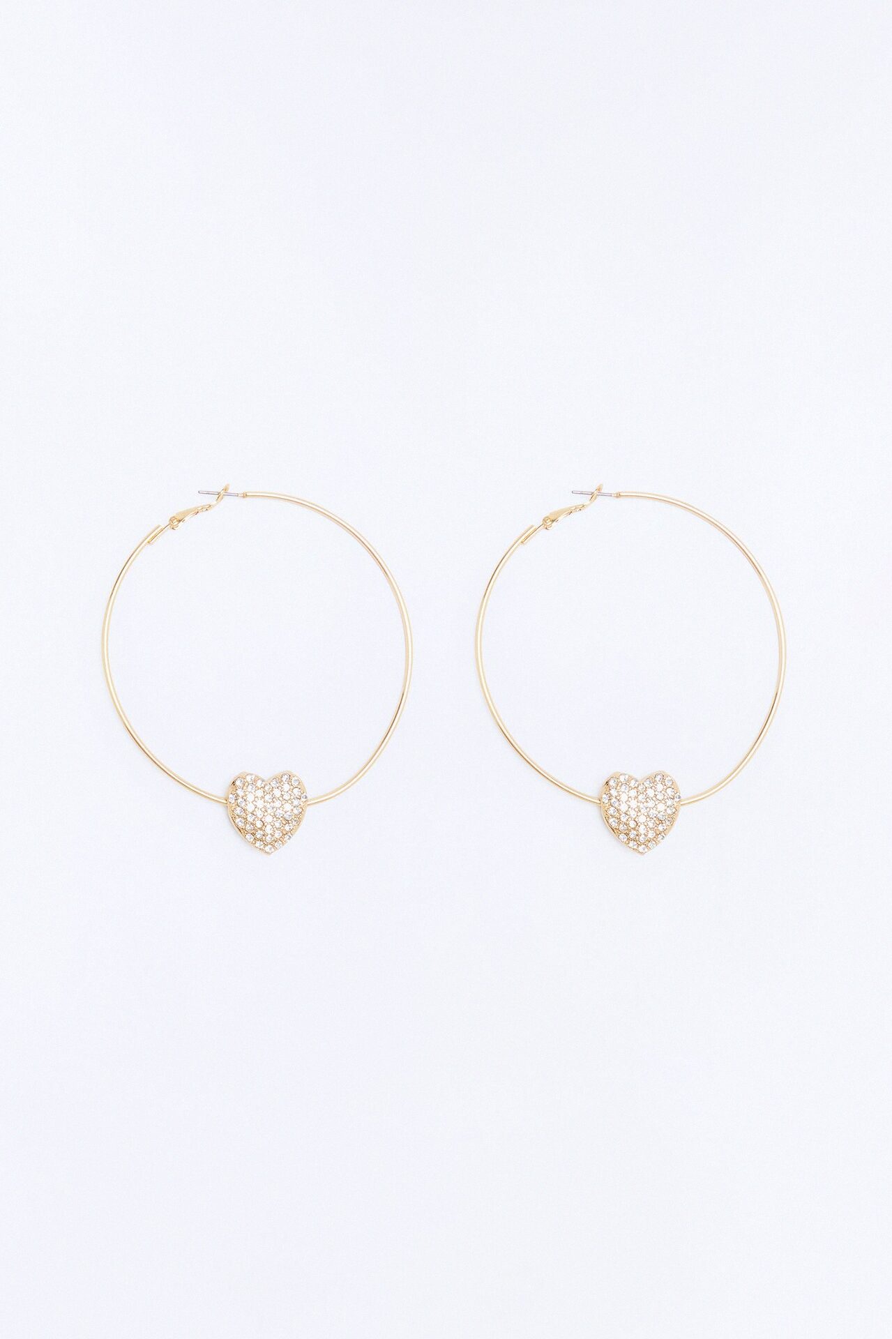 Love Struck Hoop Earrings - Gold