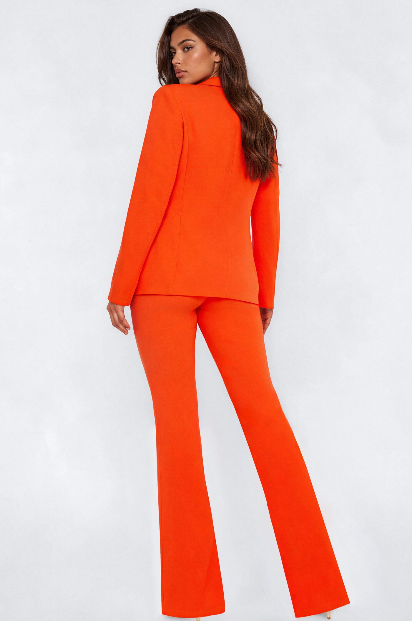 Breaking Even Flare Trouser - Tangerine