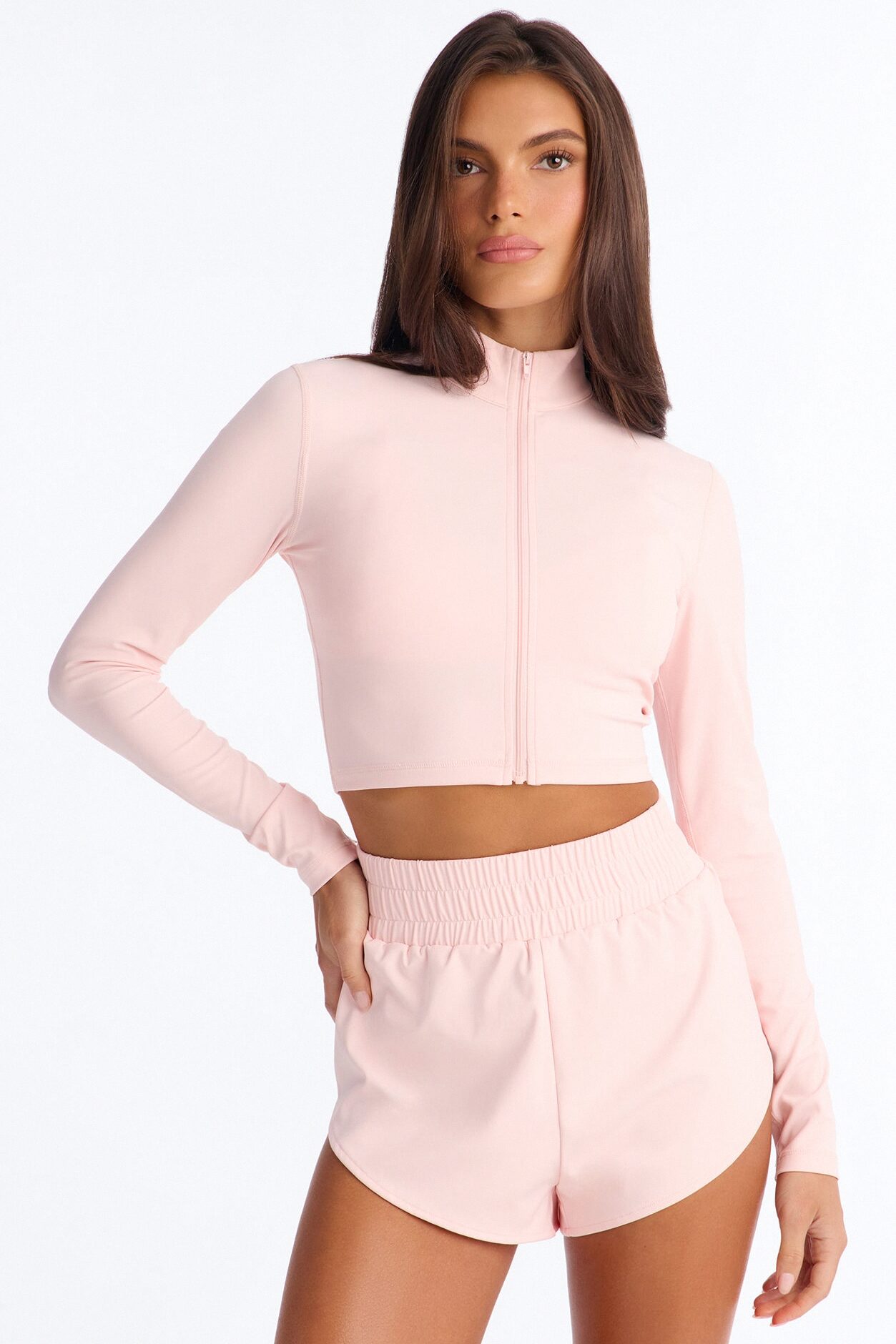 Pilates Princess 3 Piece Short Set - Light Pink