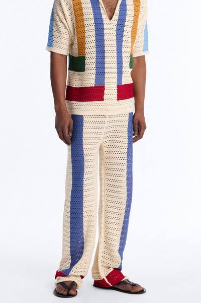La Playa Crochet Mondrian Pant - Multi Color