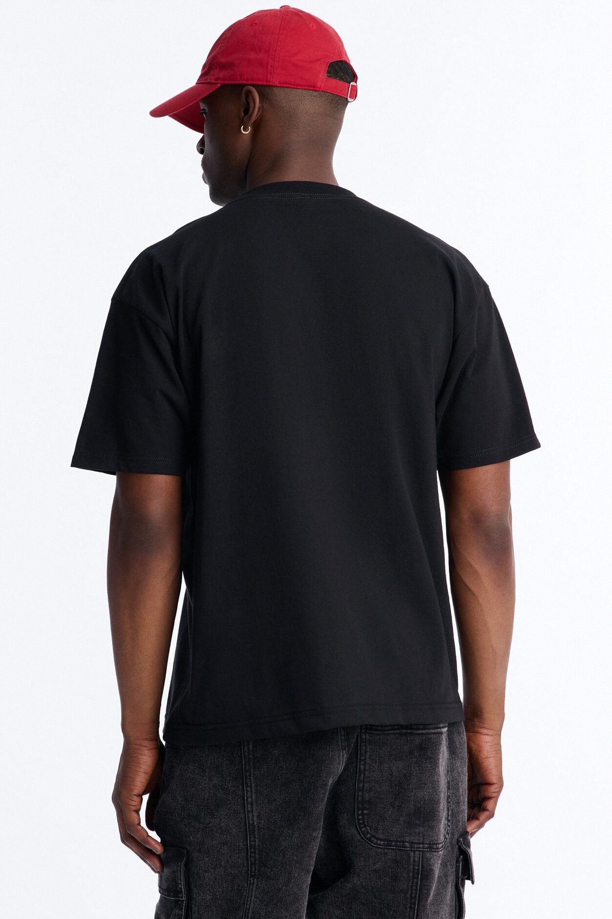 Tokyo Club Boxy Short Sleeve Tee - Black