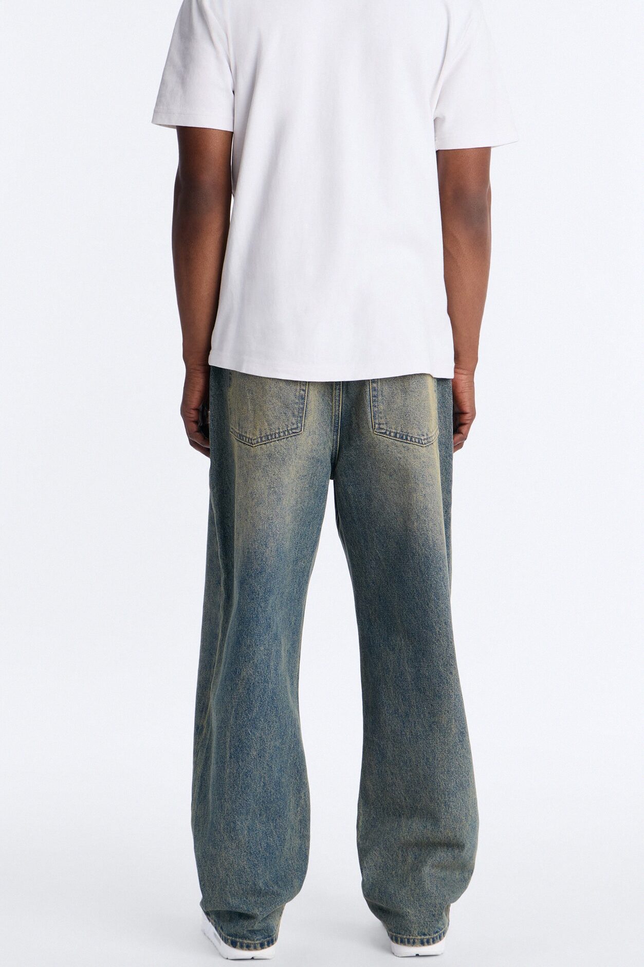 Baggy Dark Wave Jeans - Medium Blue Wash