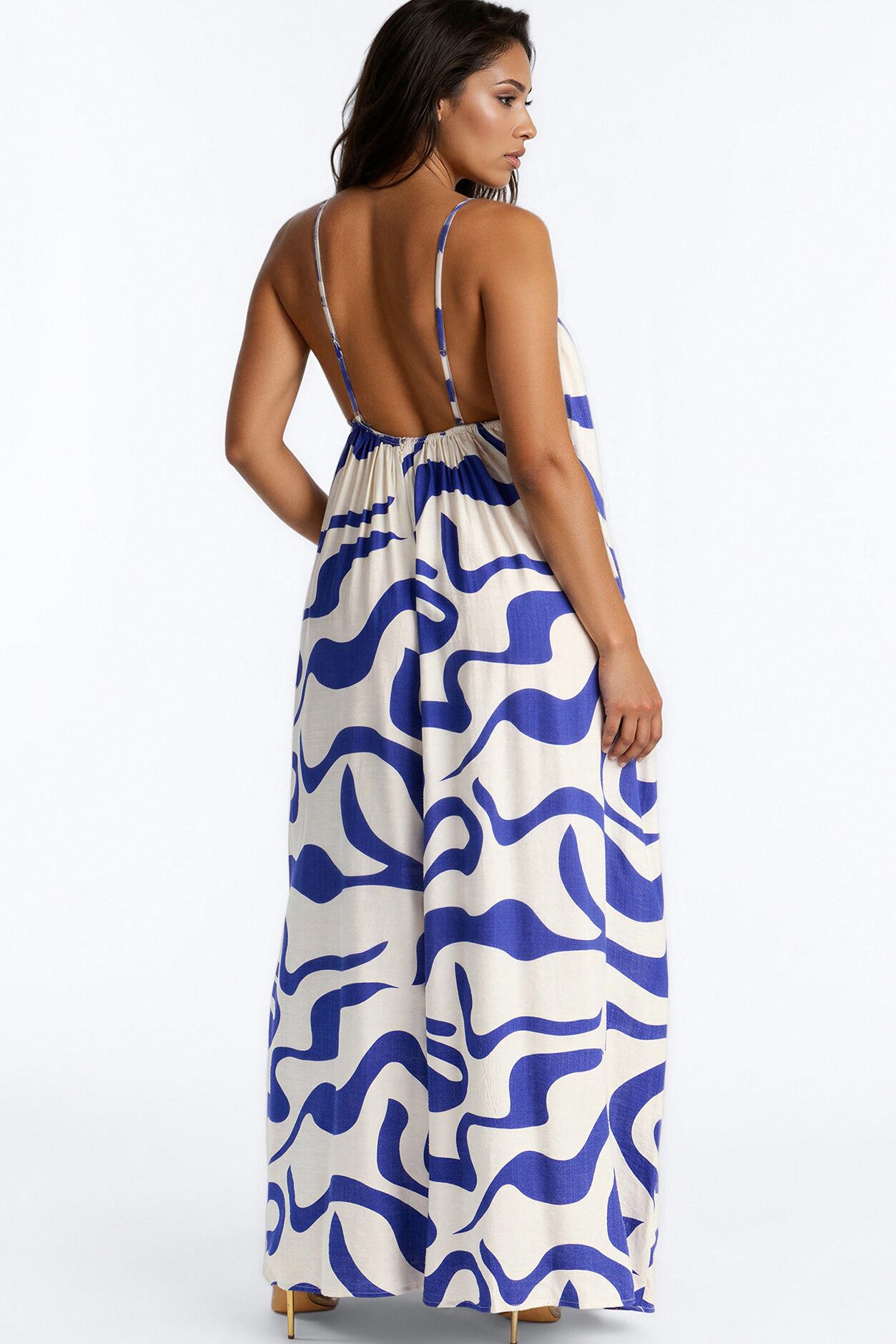 Summer Btreeze Wide Leg Jumpsuit - Blue