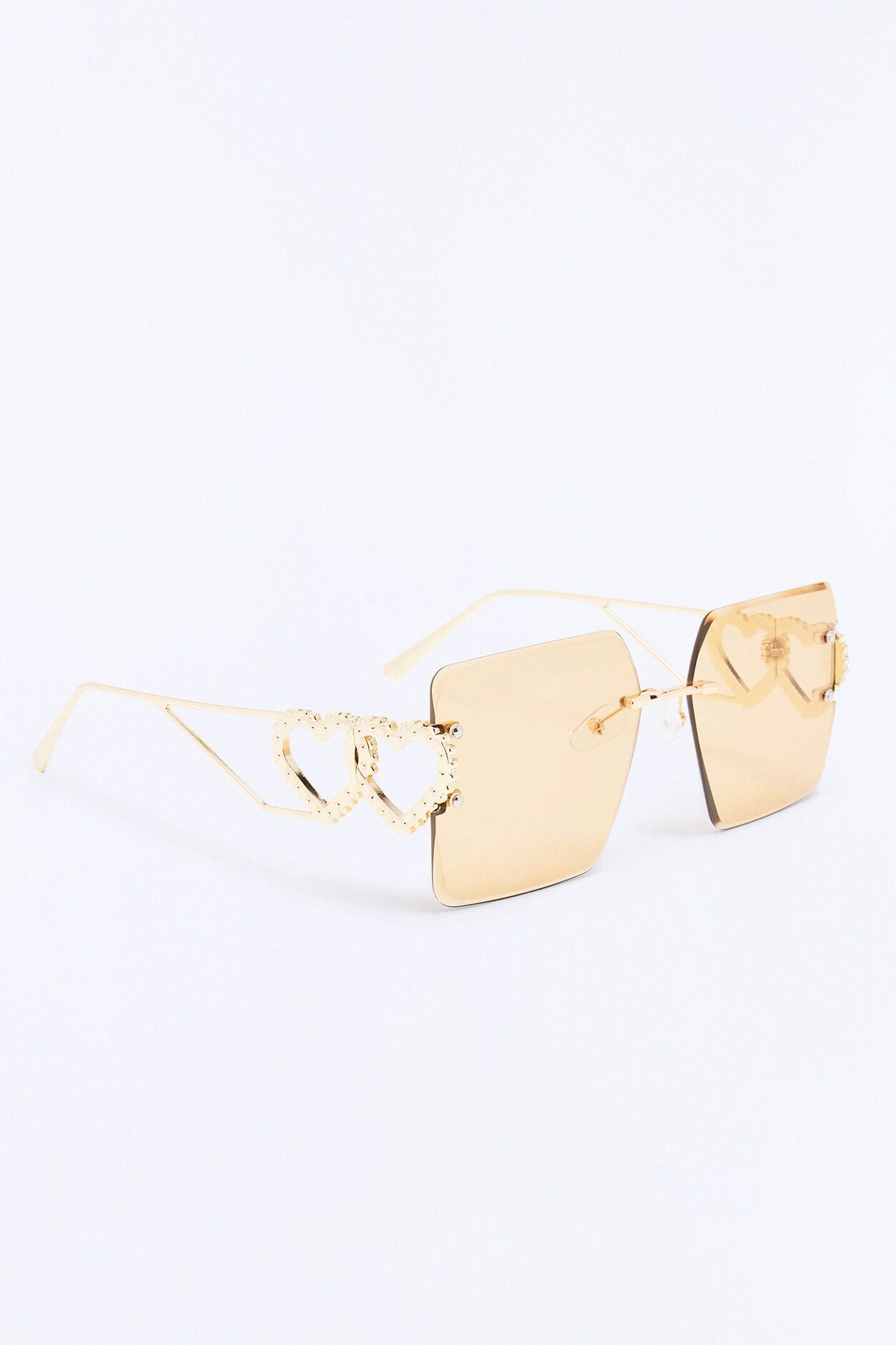 Crushing Hard Sunglasses - Gold/Brown