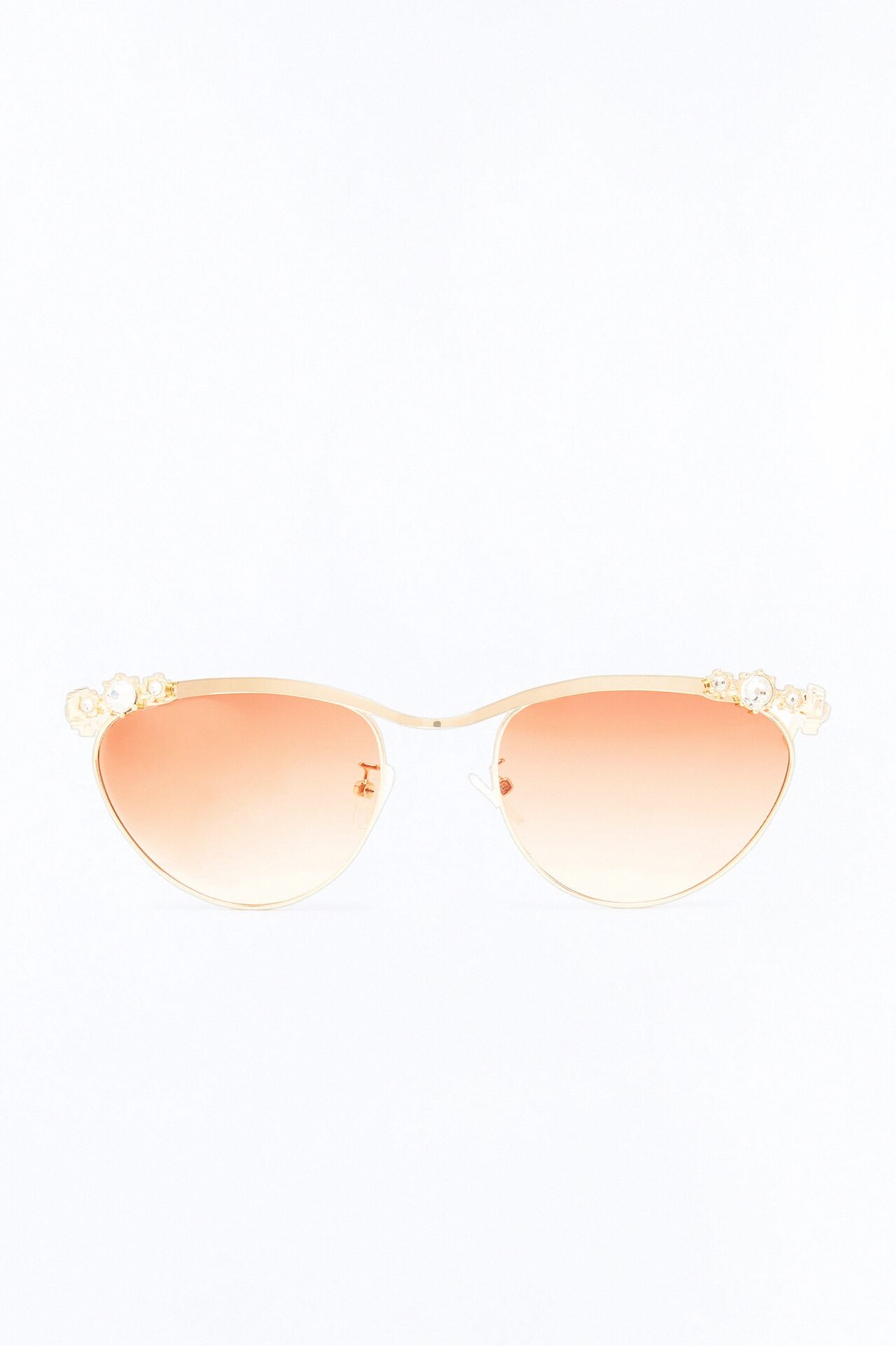 Diva Hours Sunglasses - Gold/Brown