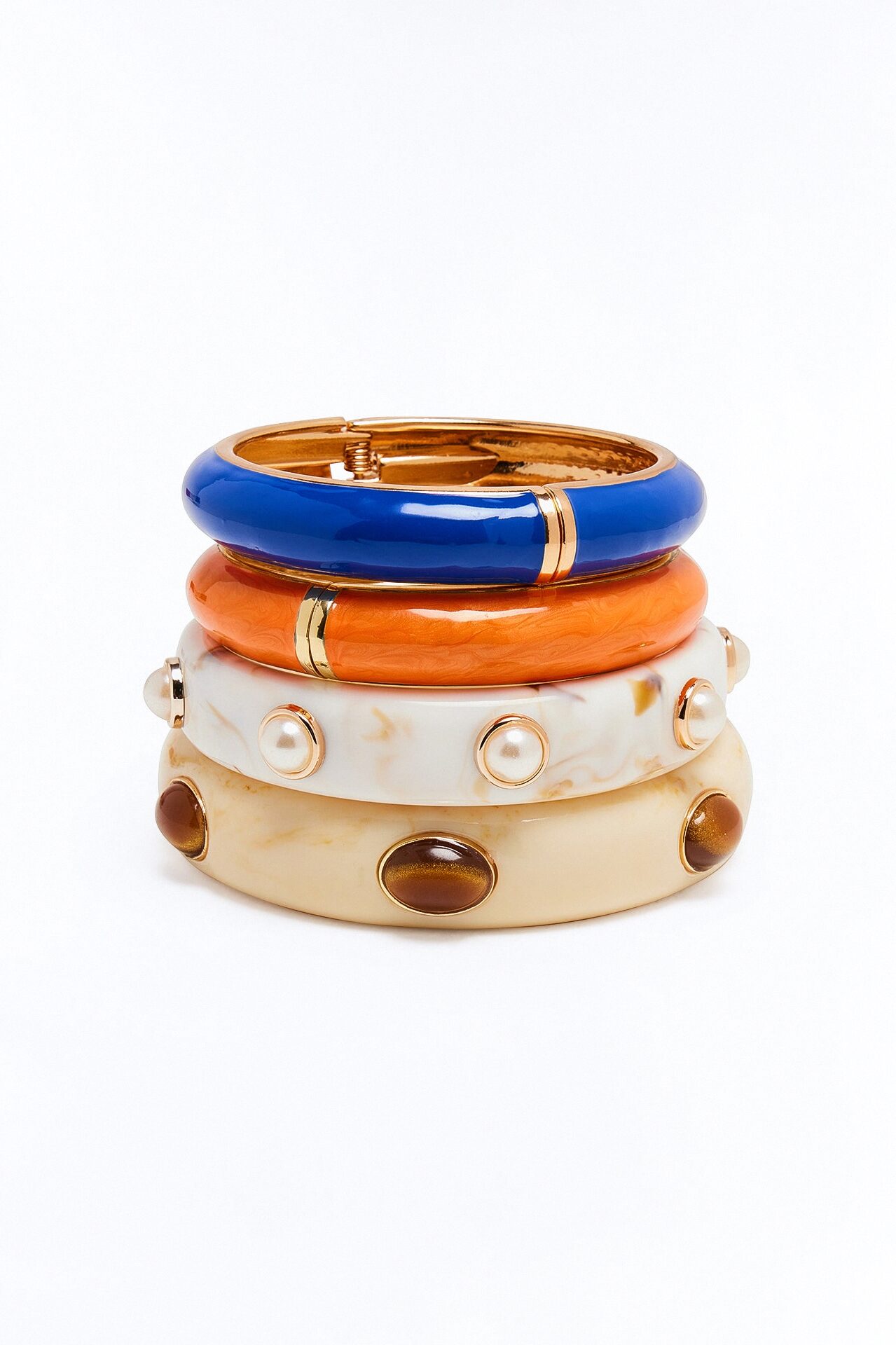 Bon Voyage 4 Piece Bracelet Set - Multi Color