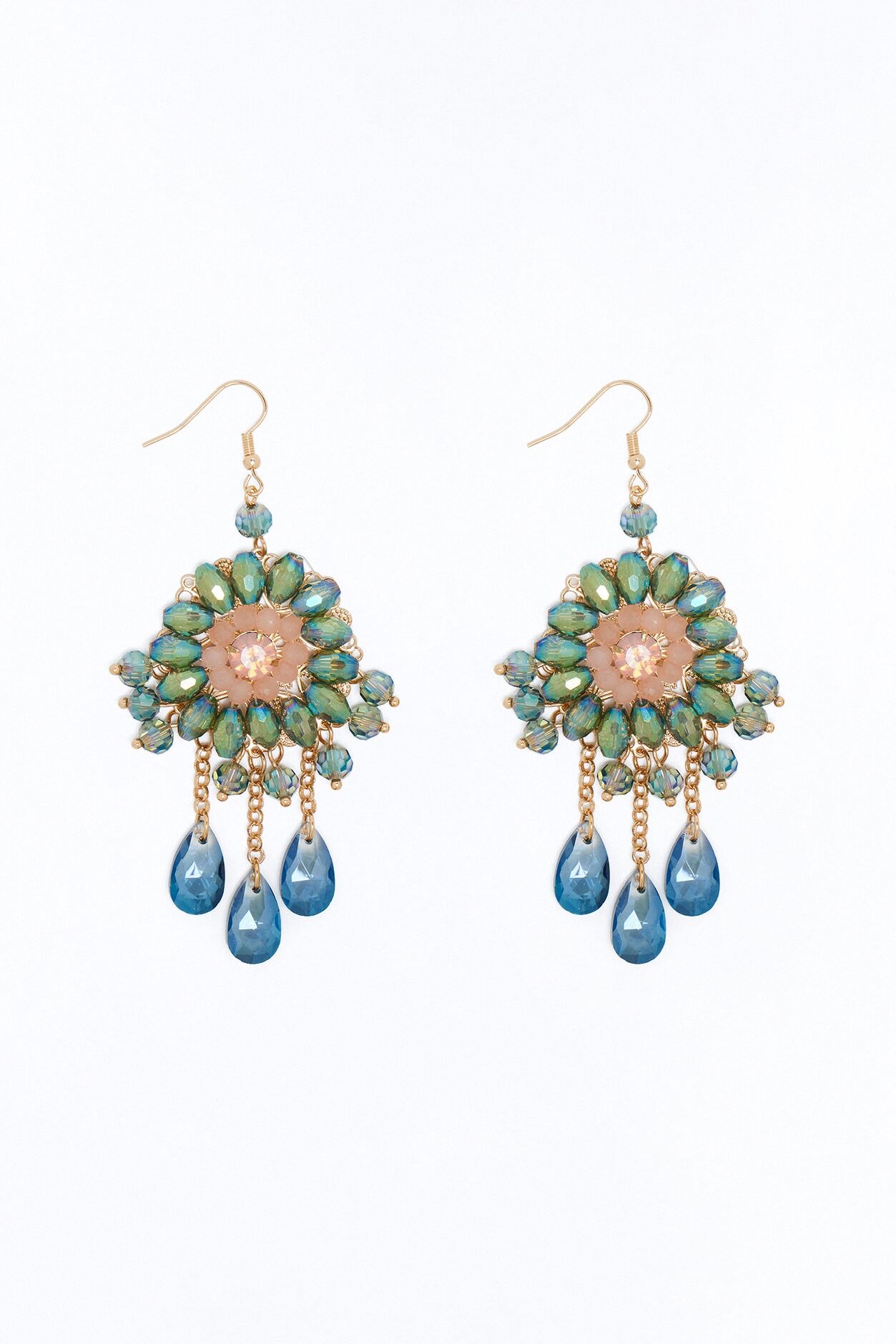 Sensational Light Drop Earrings - Blue/combo