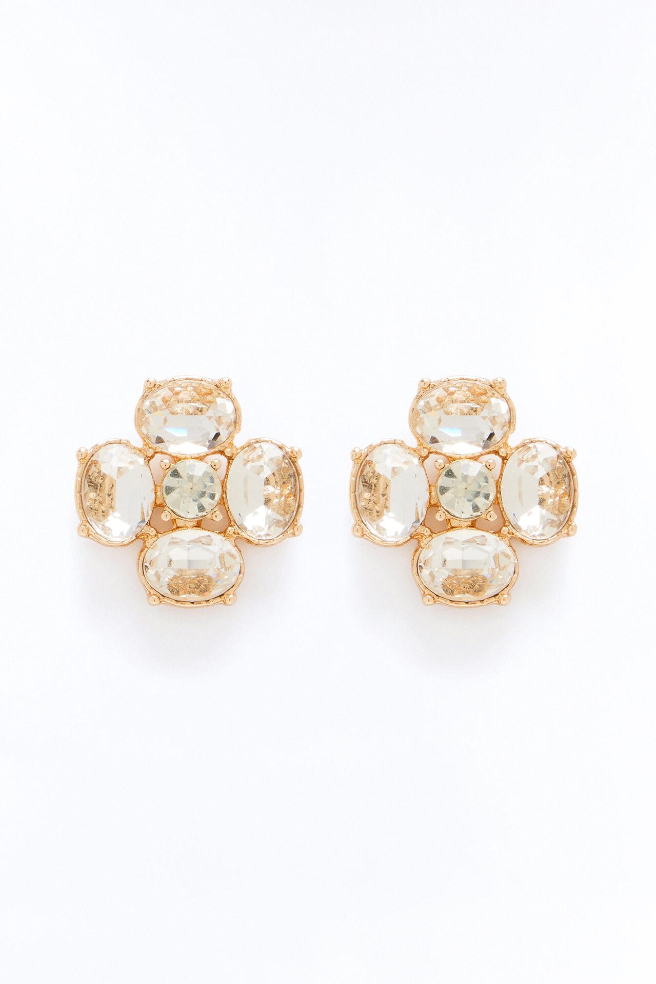 Shine Under The Sun Stud Earrings - Gold