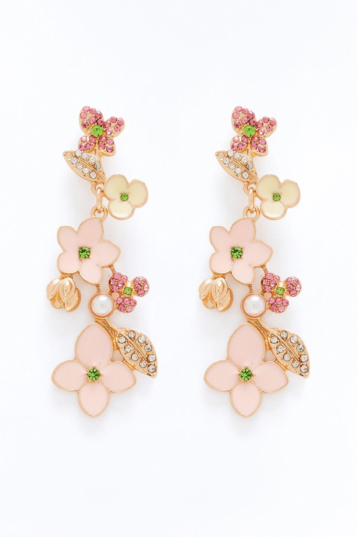 Darling You Drop Earrings - Pink/combo