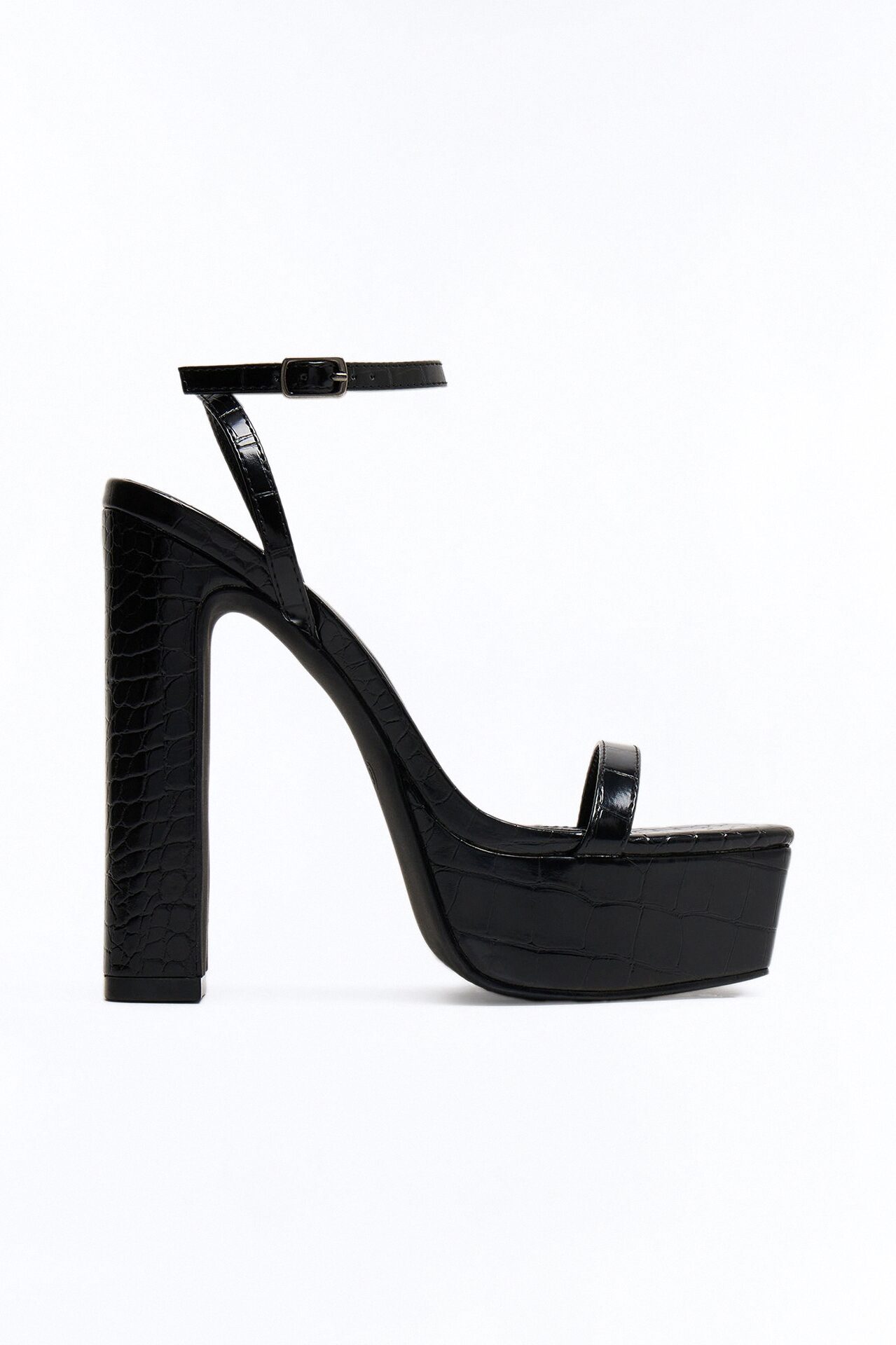 Deya Ultra Platform Heels - Black