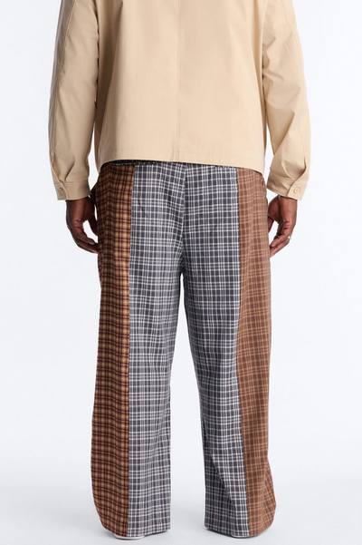 Relaxed Feedback Plaid Pant - Multi Color