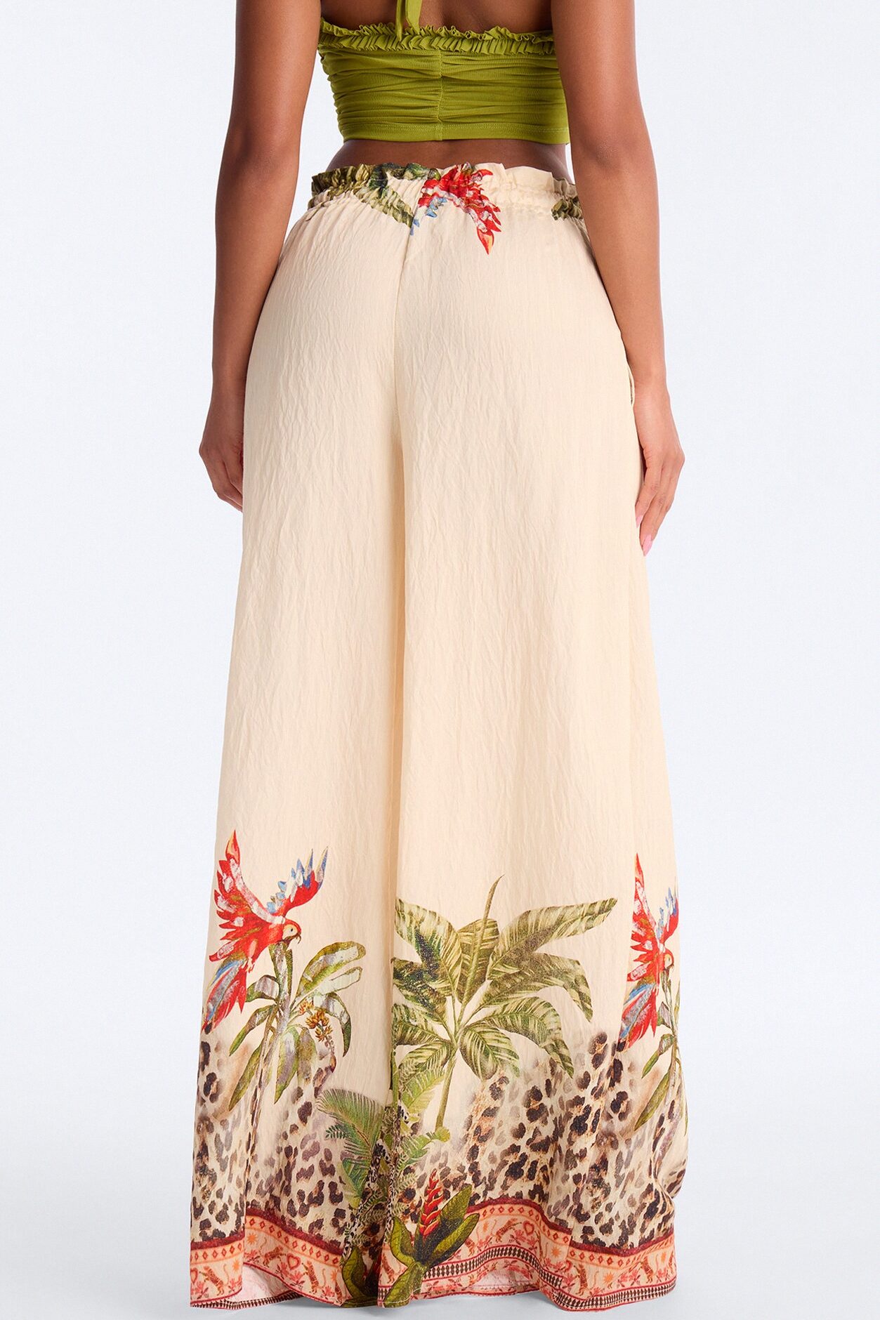 Ludlow Breezy High Rise Wide Leg Pant - Multi Color