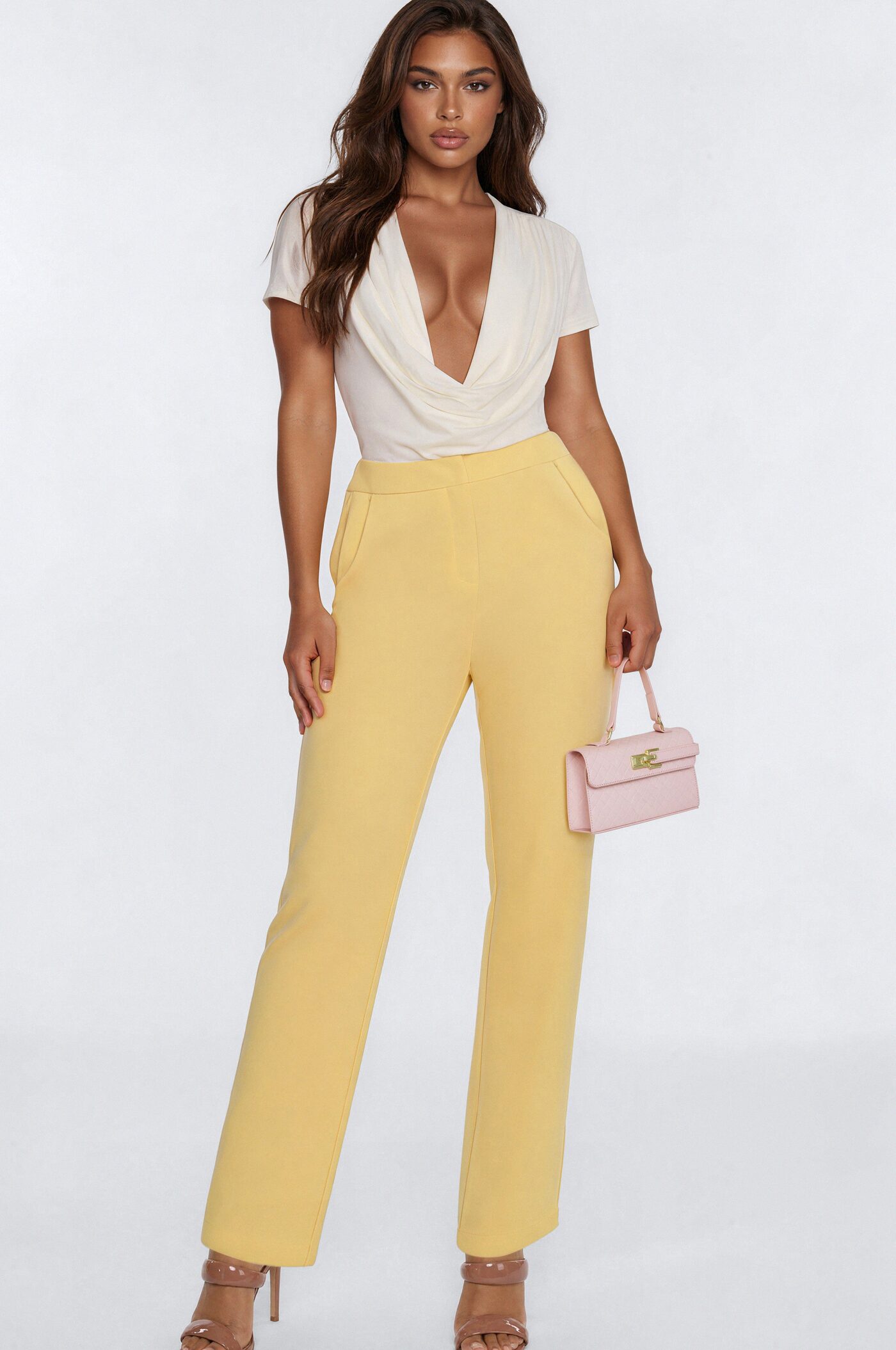 Core Competency Straight Leg Trouser - Butter Yellow