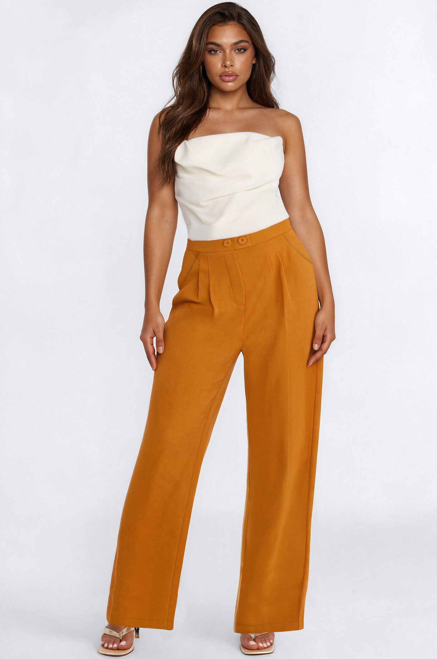 Tall Feeling Focused Trouser - Mustard