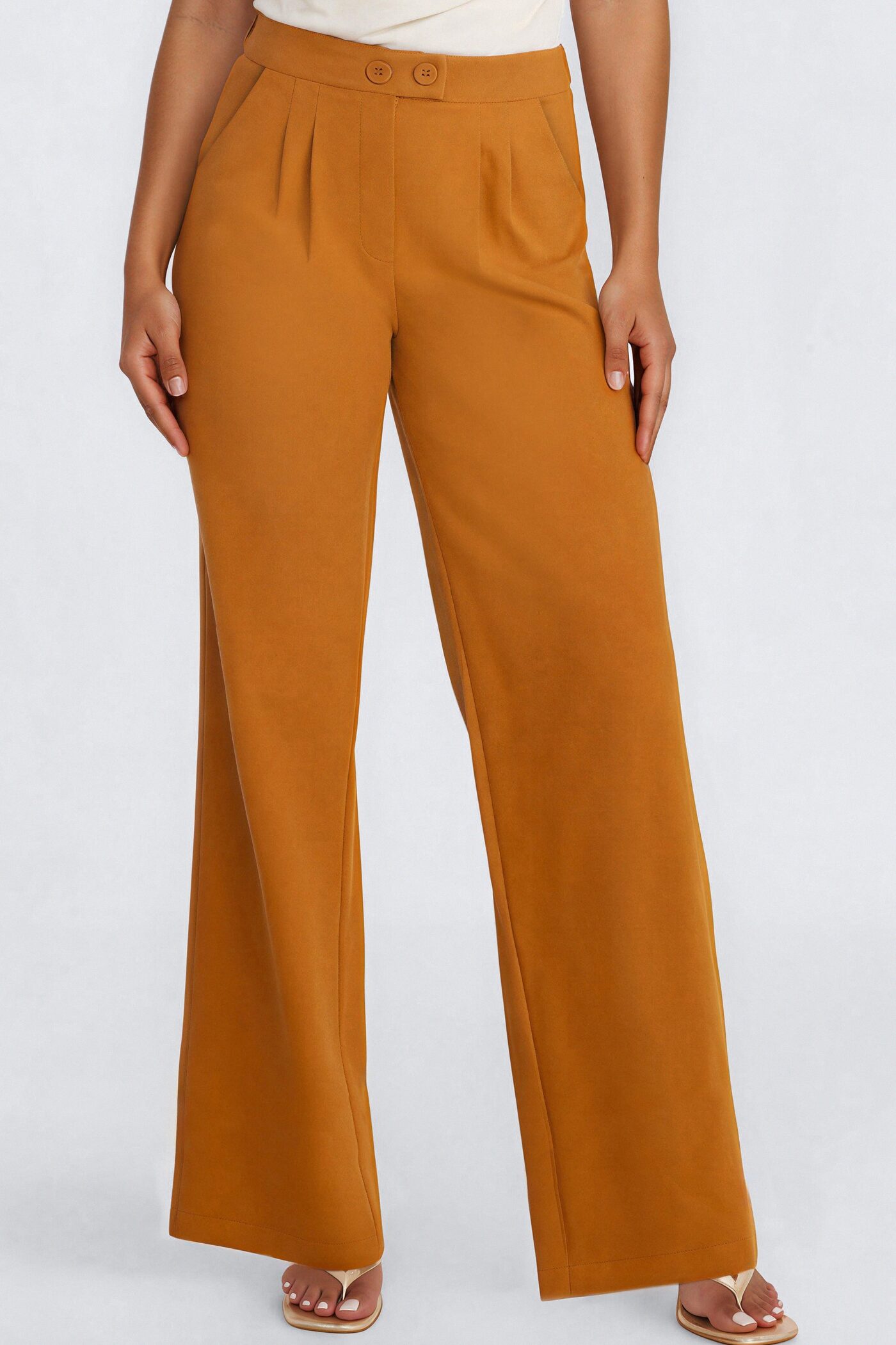 Tall Feeling Focused Trouser - Mustard