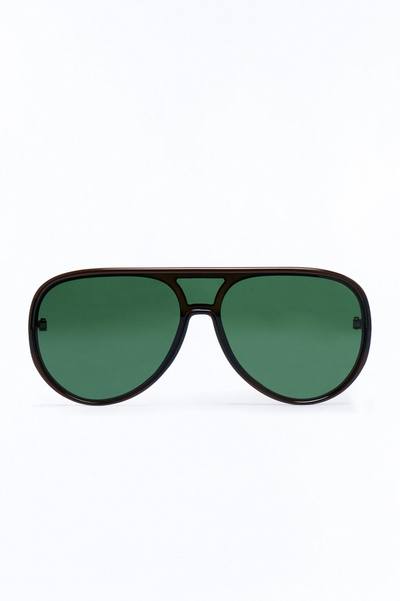Find My Way Aviator Sunglasses - Brown