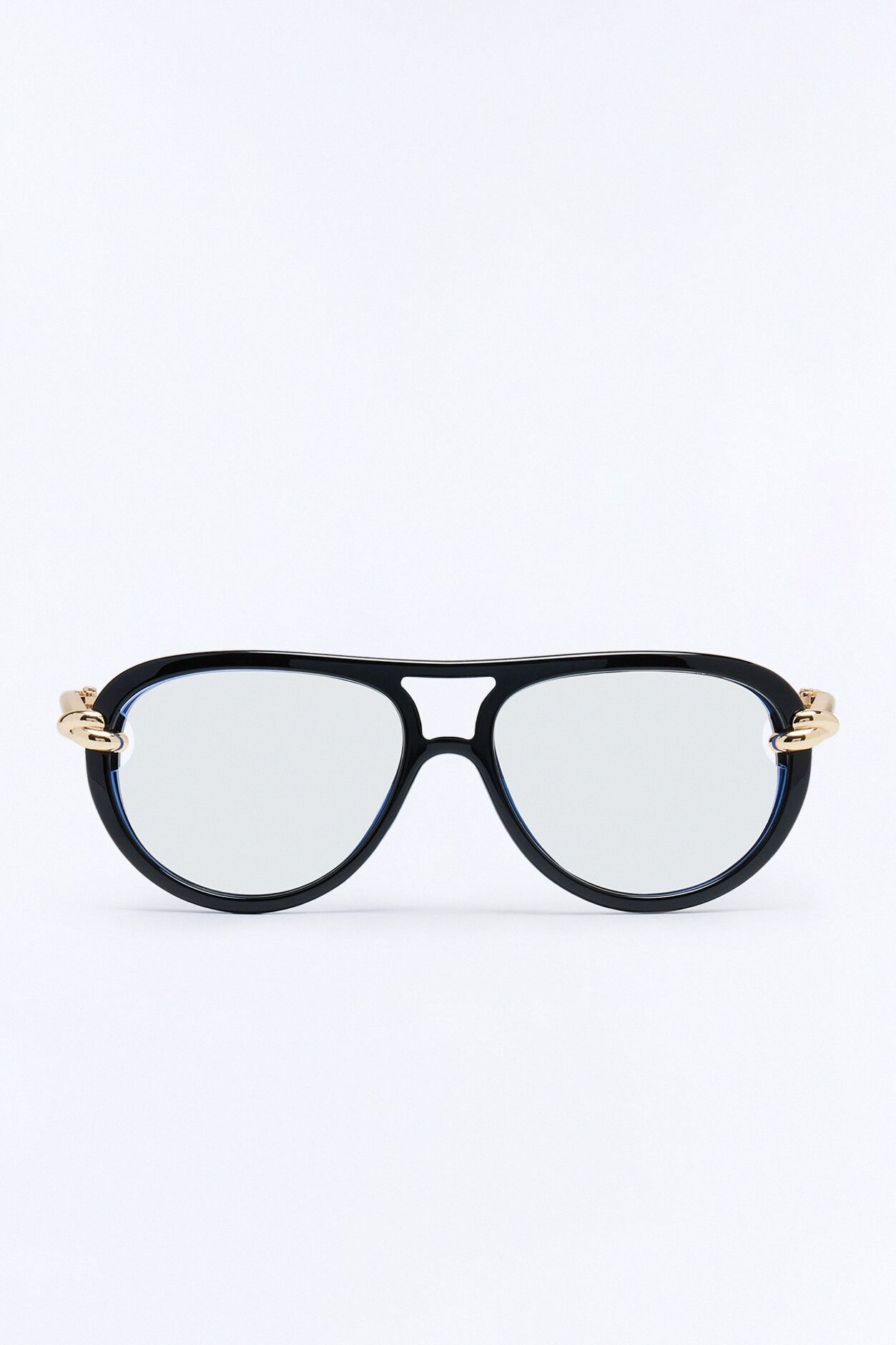 Knoty Girl Blue Light Glasses - Black