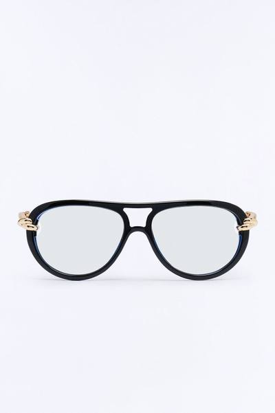 Knoty Girl Blue Light Glasses - Black