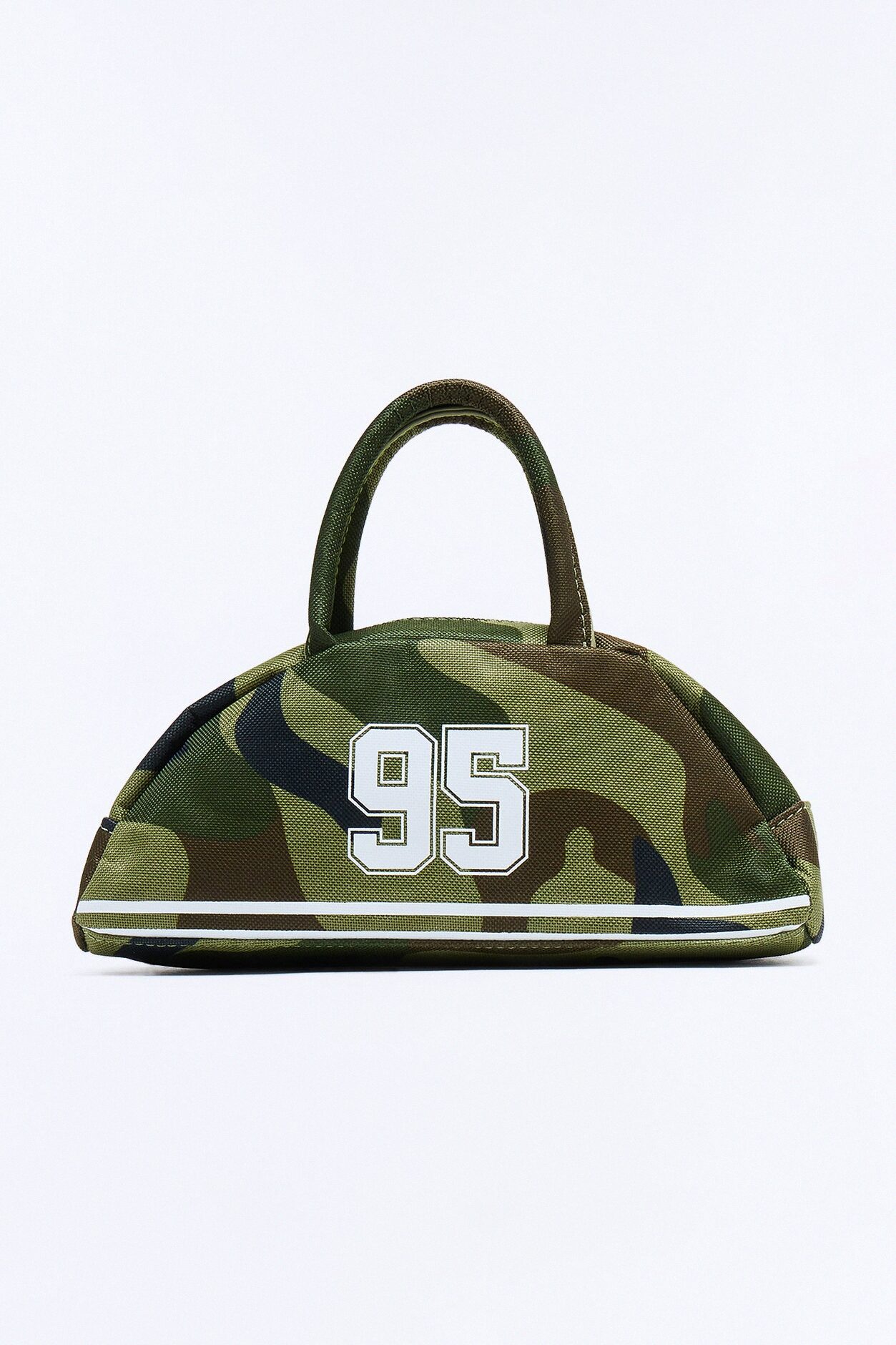 Street Famous Canvas Satchel Handbag - Camouflage